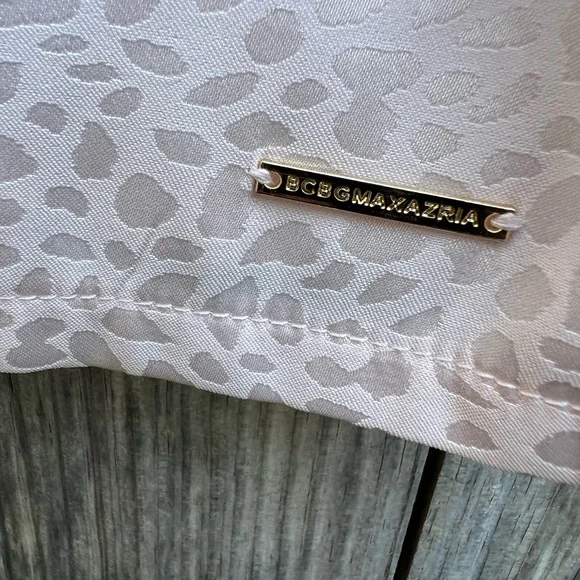 BCBGMAXAZRIA Mauve Chalk Animal Jacquard Short Set Pajamas Women’s XL NWT NEW - Picture 8 of 15